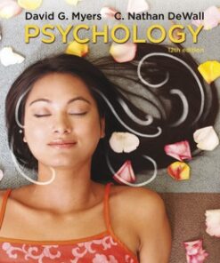 test bank for psychology twelfth edition by david g. myers