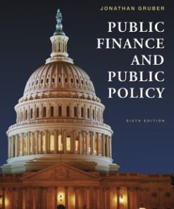 test bank for public finance and public policy sixth edition jonathan gruber