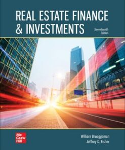 test bank for real estate finance investments 17th edition by william brueggeman