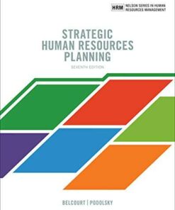 test bank for strategic human resources planning 7th edition by monica belcourt mark podolosky