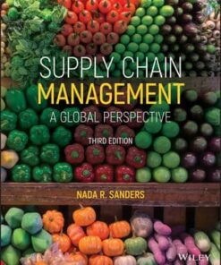 test bank for supply chain management a global perspective 3rd edition nada r. sanders