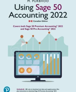 test bank for using sage 50 accounting 2022 1st edition mary purbhoo