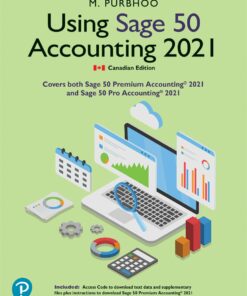 Solution Manuals For Using Sage 50 Accounting 2021 1st edition