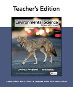 Test Bank For Environmental Science for the AP® Course Fourth Edition