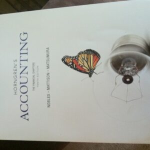 Test Bank For Horngren's Accounting (10th Edition) 10th by Tracie L. Miller-Nobles, Brenda L. Mattison, Ella Mae Matsumura