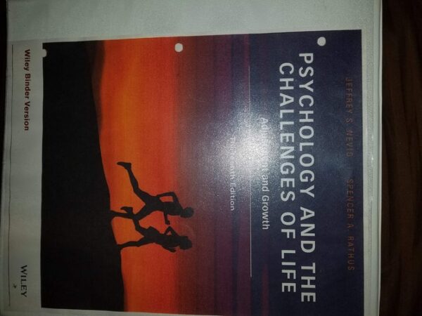 Test Bank For Psychology and the Challenges of Life: Adjustment and Growth 13th by Jeffrey S. Nevid, Spencer A. Rathus