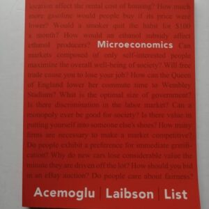 Manual solution For Microeconomics (The Pearson Series in Economics) 1 by Daron Acemoglu, David Laibson, John List