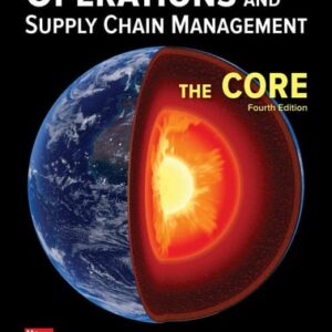 Manual solution For Operations and Supply Chain Management: The Core 4 by F. Robert Jacobs, Richard Chase
