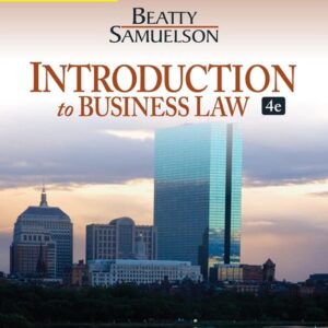 Manual solution For Introduction to Business Law, 4th Edition 4 by Jeffrey F. Beatty, Susan S. Samuelson