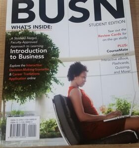 Manual solution For BUSN 6 (with CourseMate Printed Access Card) (New, Engaging Titles from 4LTR Press) 6 by Marcella Kelly, Jim McGowen, Chuck Williams