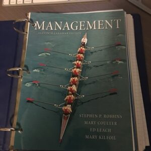 Test Bank For Management, Eleventh Canadian Edition (11th Edition) 11th by Stephen P. Robbins, Mary Coulter, Ed Leach, Mary Kilfoil