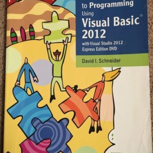 Manual solution For An Introduction to Programming Using Visual Basic 2012(w/Visual Studio 2012 Express Edition DVD) (9th Edition) 9 by David I. Schneider
