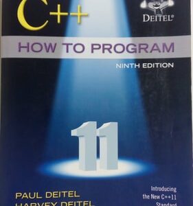 Manual solution For C++ How to Program (Early Objects Version) (9th Edition) 9 by Paul Deitel, Harvey Deitel
