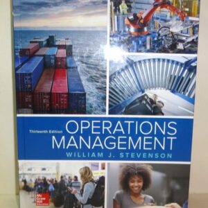 Manual solution For Operations Management 13 by William J Stevenson