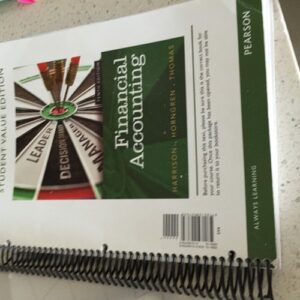 Manual solution For Financial Accounting, 10th Edition 10 by Walter T. Harrison Jr., Charles T. Horngren, C. William Thomas