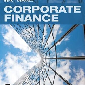 Manual solution For Corporate Finance 6 by Jonathan Berk, Peter DeMarzo