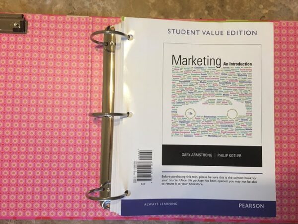 Manual solution For Marketing: An Introduction (12th Edition) 12 by Gary Armstrong, Philip Kotler