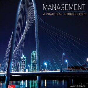 Manual solution For Management 8 by Angelo Kinicki, Brian Williams