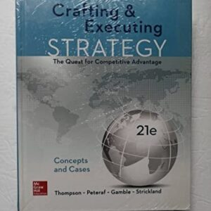 Manual solution For Crafting & Executing Strategy: The Quest for Competitive Advantage: Concepts and Cases 21 by Arthur Thompson, Margaret Peteraf, John Gamble, A. Strickland