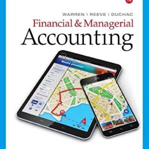 Manual solution For Financial & Managerial Accounting 14 by Carl S. Warren, James M. Reeve, Jonathan Duchac