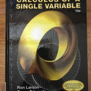 Manual solution For Calculus of a Single Variable 10 by Ron Larson, Bruce H. Edwards