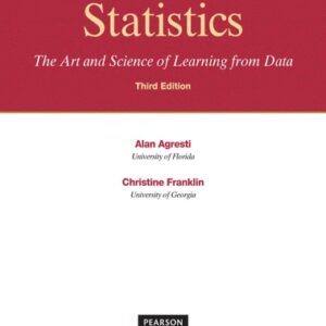 Manual solution For Statistics: The Art and Science of Learning from Data (3rd Edition) 3 by Alan Agresti, Christine A. Franklin