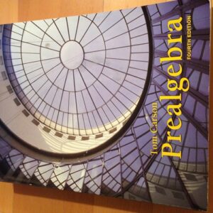 Test Bank For Prealgebra 4th by Tom Carson