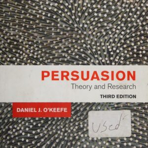 Manual solution For Persuasion: Theory and Research 3 by Daniel J. O′Keefe