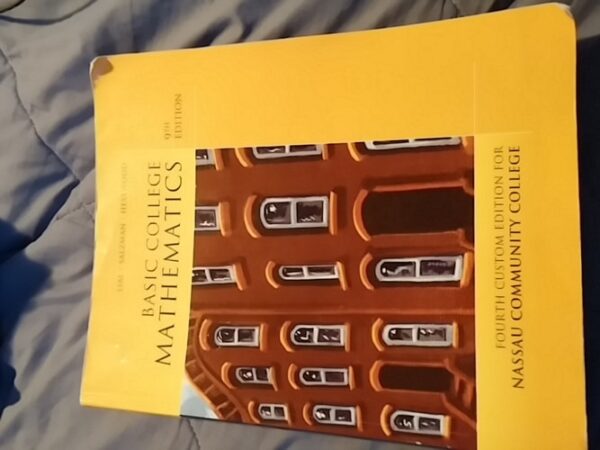 Test Bank For Basic College Mathematics 9th by Margaret Lial, Stanley Salzman, Diana Hestwood