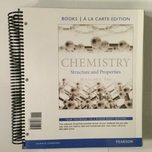 Manual solution For Chemistry: Structure and Properties 1 by Nivaldo J. Tro