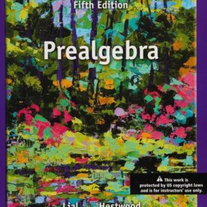 Test Bank For Prealgebra (5th Edition) 5th by Margaret L. Lial, Diana L. Hestwood