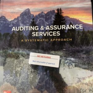 Manual solution For Auditing & Assurance Services: A Systematic Approach 11 by William Messier Jr, Steven Glover, Douglas Prawitt