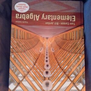 Manual solution For Elementary Algebra 4 by Tom Carson, Bill Jordan