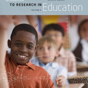 Manual solution For Introduction to Research in Education 9 by Donald Ary, Lucy Cheser Jacobs, Christine K. Sorensen Irvine, David Walker