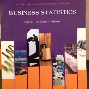 Manual solution For Business Statistics 3 by Norean Sharpe, Richard De Veaux, Paul Velleman