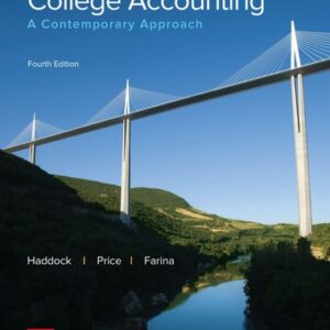 Test Bank For LooseLeaf for College Accounting: A Contemporary Approach 15th by M. David Haddock, John Price, Michael Farina