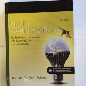 Test Bank For Finite Mathematics for Business, Economics, Life Sciences, and Social Sciences 13th by Raymond Barnett, Michael Ziegler, Karl Byleen