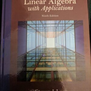 Test Bank For Linear Algebra with Applications (9th Edition) 9th by Steven J. Leon