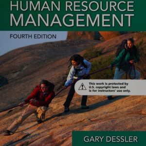 Manual solution For Fundamentals of Human Resource Management 4 by Gary Dessler