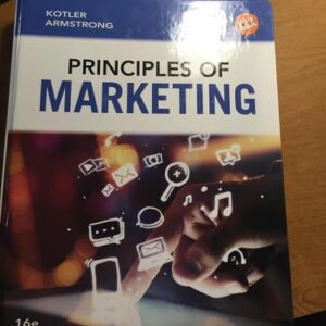 Test Bank For Principles of Marketing (16th Edition) 16th by Philip T. Kotler, Gary Armstrong