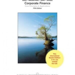 Manual solution For Corporate Finance: Core Principles Appli 5th edition by Ross