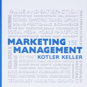 Test Bank For Marketing Management 15th by Philip Kotler, Kevin Keller