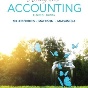 Test Bank For Horngren's Accounting 11th by Tracie Miller-Nobles, Brenda Mattison, Ella Mae Matsumura