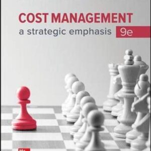 Manual solution For Cost Management A Strategic Emphasis 9 by Paul Juras, Steven Smith Edward Blocher