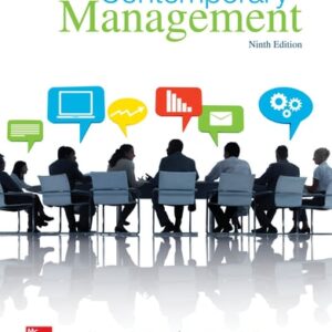Manual solution For Contemporary Management 9 by Gareth Jones, Jennifer George