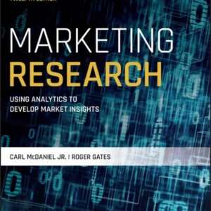 Manual solution For Marketing Research 12 by Carl McDaniel Jr., Roger Gates