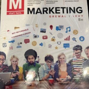 Test Bank For M: Marketing 8th by Dhruv Grewal, Michael Levy