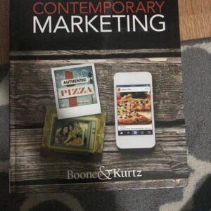 Manual solution For Contemporary Marketing 17 by Louis E. Boone, David L. Kurtz