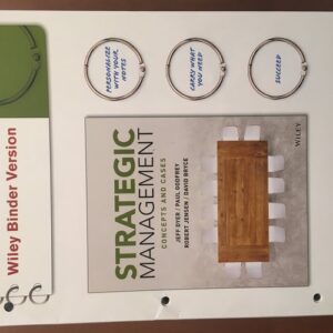 Manual solution For Strategic Management, Binder Ready Version: Concepts and Cases 1 by Jeffrey H. Dyer, Paul Godfrey, Robert Jensen, David Bryce
