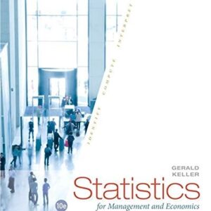 Test Bank For Statistics for Management and Economics 10th by Gerald Keller